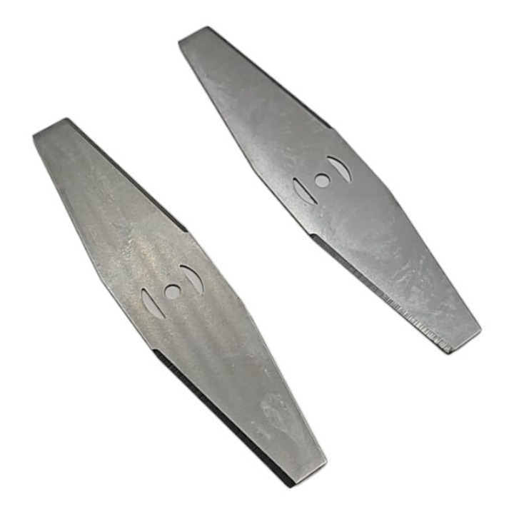 2 penge készlet fűnyíróhoz, Pendan®, 150x15 mm, fém, ezüst