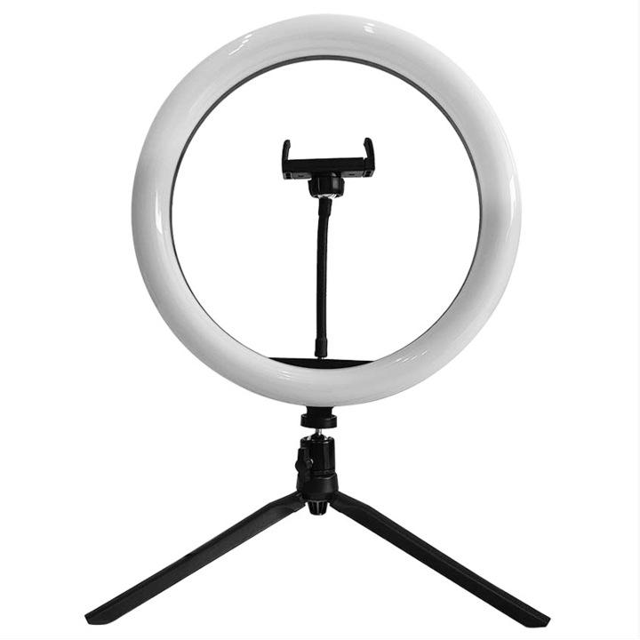 Ring Light 10" kör alakú lámpa állvánnyal
