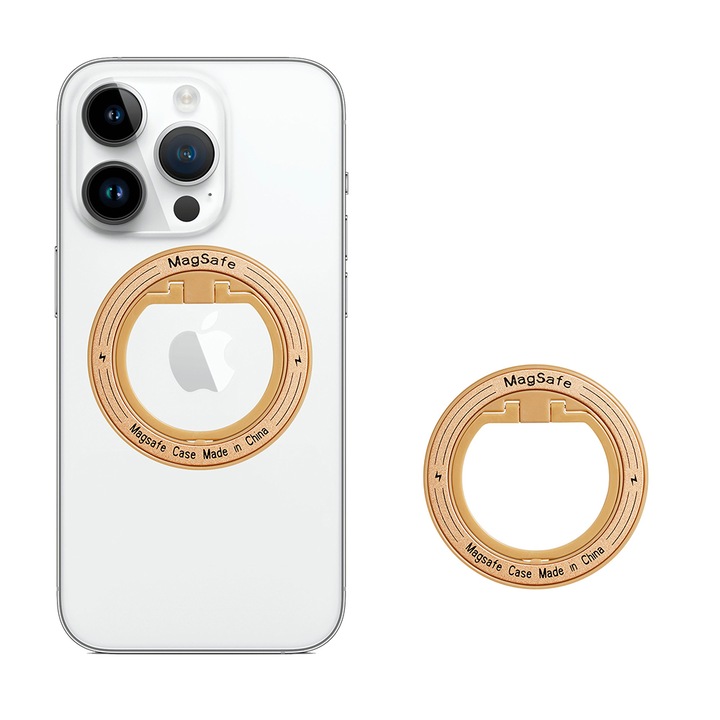 Techsuit MPR2 kerek telefontartó, Arany