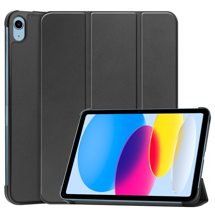 Husa pentru Apple iPad Air4 sau iPad Air5, 10.9'', DDOLI®, Black