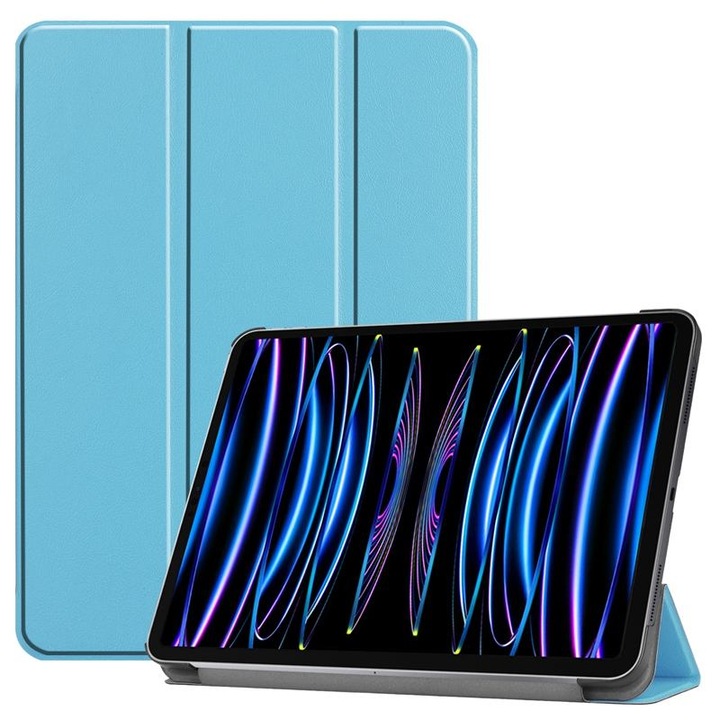 Husa pentru Apple iPad Air4 sau iPad Air5, 10.9'', DDOLI®, Blue Sky