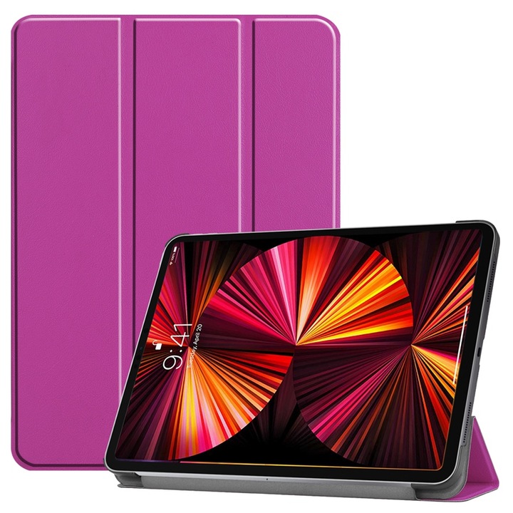 Husa pentru Apple iPad Pro 11'', DDOLI®, Purple