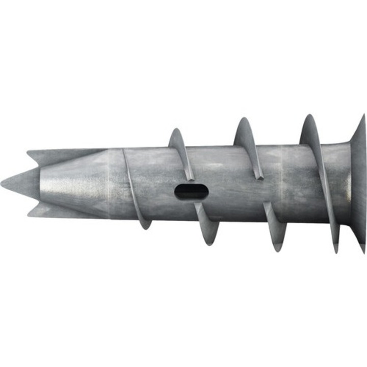 Dibluri Metalice Autoforante Fara Surub Tox Spiral Plus, 50 Bucati, Pentru Gipscarton