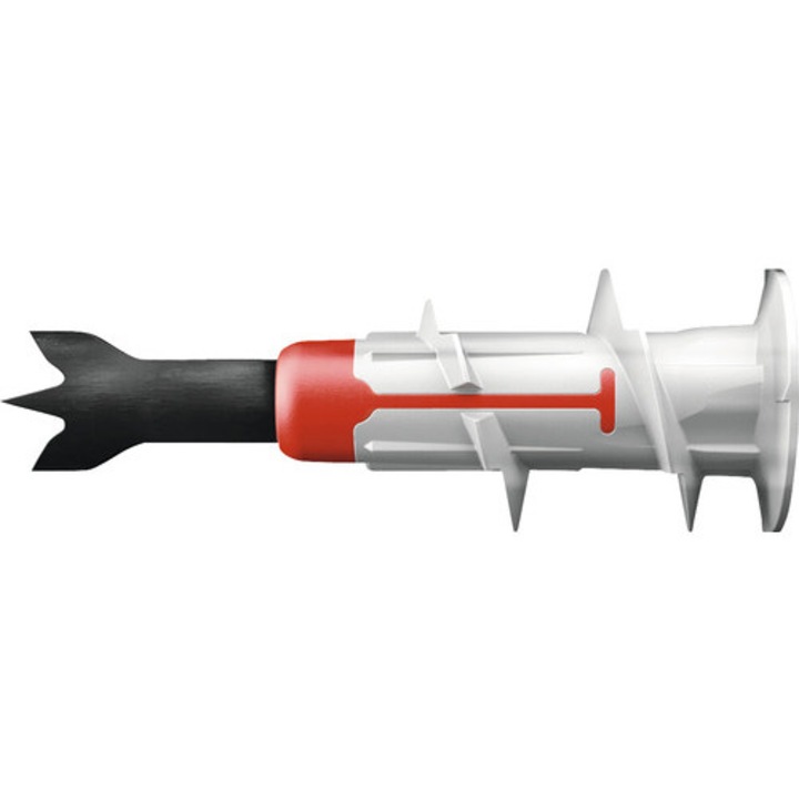 Dibluri Plastic Autoforante Fara Surub Fischer Duoblade, Pachet 10 Bucati, Pentru Gipscarton