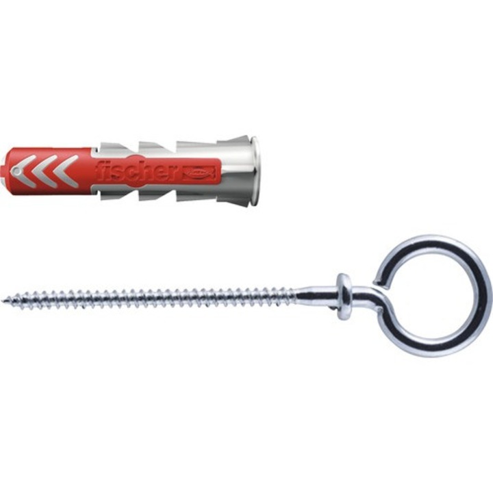 Dibluri Plastic Cu Ochi Fischer Duopower 5x25 Mm, Pachet 8 Bucati