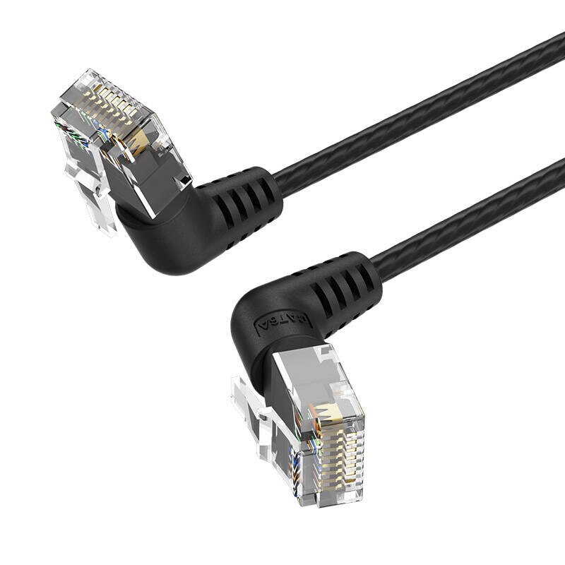 Cablu de retea UTP Cat.6 Ibobj, Rj45 Ethernet, 5m (negru) - eMAG.ro