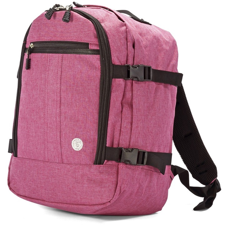 Rucsac Calatorie pentru Wizz Air Benzi BZ 5771, 40 x 30 x 20 cm, Roz