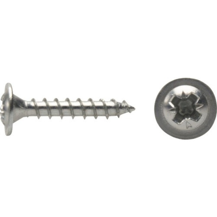 Holsuruburi Cu Cap Semibombat Cruce Dresselhaus 5x40 Mm Otel Zincat, 100 Bucati