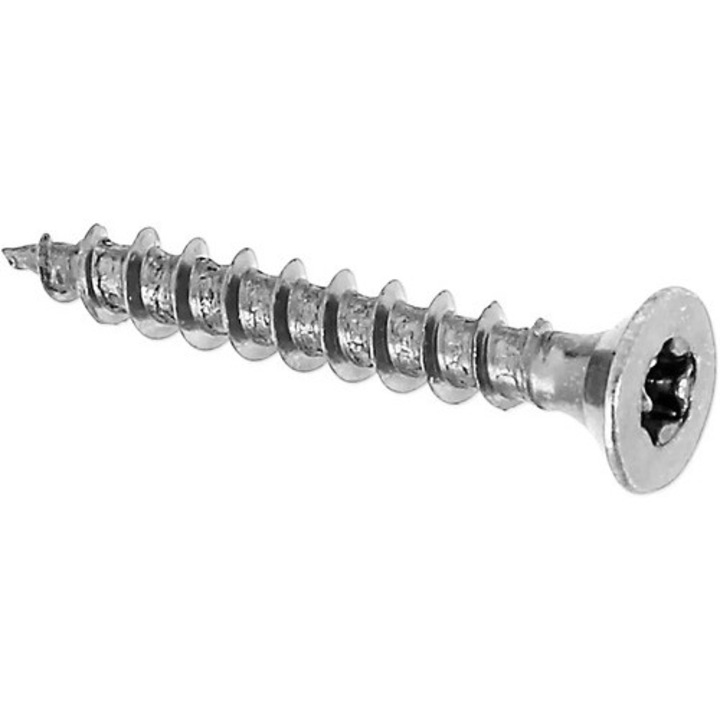 Holsuruburi Cu Cap Inecat Torx Alberts Mini-fix 3, 5x25 Mm, Otel Zincat Galben, 16 Bucati