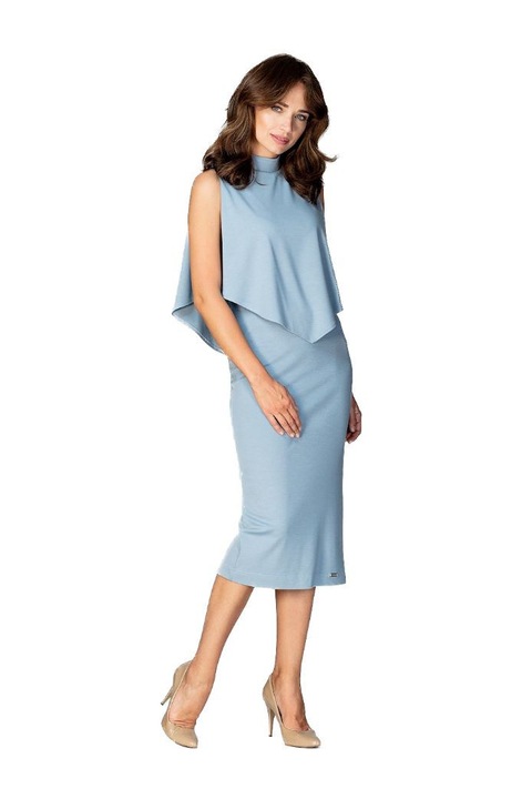 Rochie eleganta dama, Lenitif, Marsta, albastra deschis, Albastru deschis