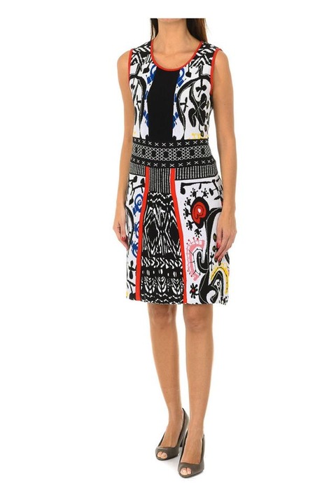 Rochie cu imprimeuri diverse Bernardino, Multicolor, 40