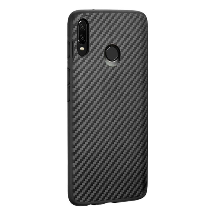 Защитен калъф за Lenovo K5 Pro, Пластмасов, Градация, Черен