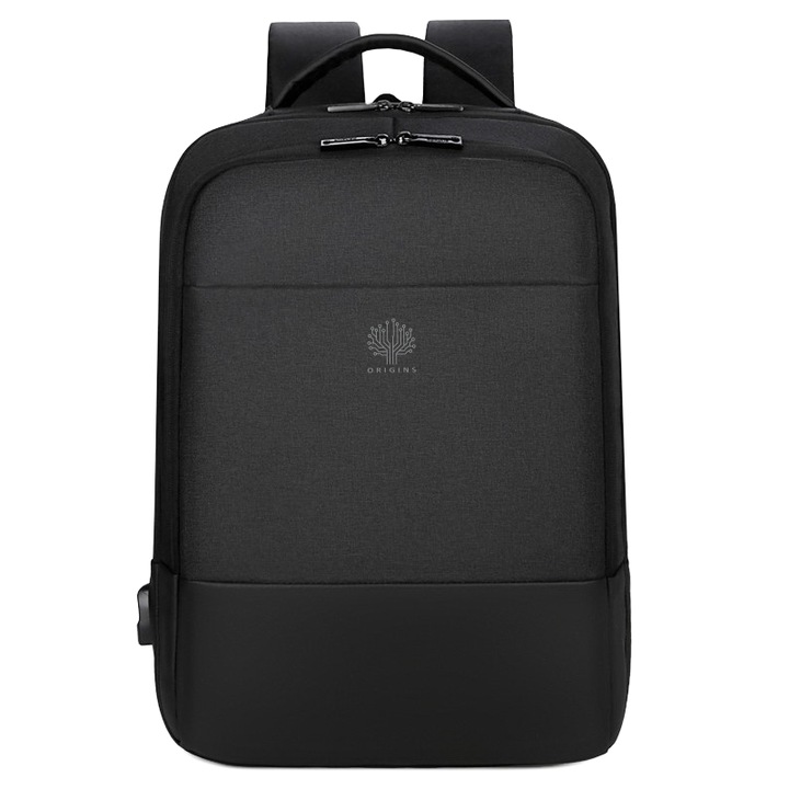 Rucsac/Ghiozdan laptop 15,6” ORIGINS BUSINESS TOURING impermeabil, cu borseta SMART PACK organizare accesorii, port USB si buzunar antifurt