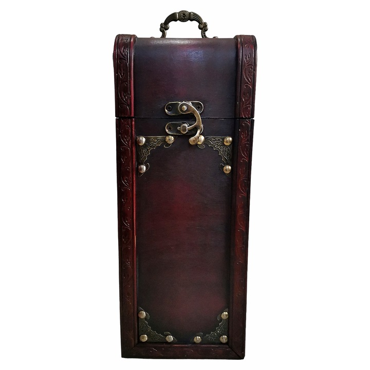 Cutie din lemn pentru sticla vin, ClauM, 17-2/16