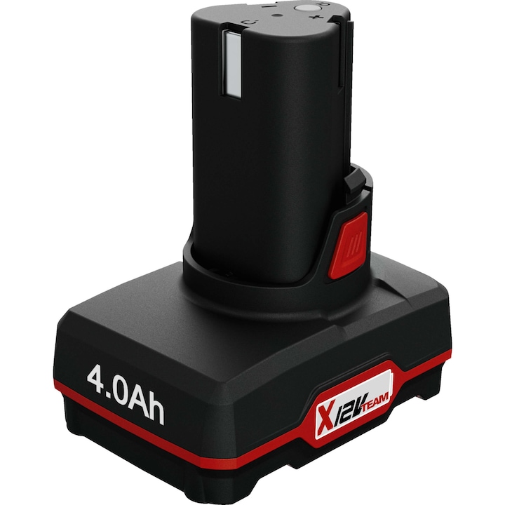 Високопроизводителна батерия Parkside 4Ah 12V, с индикатор за зареждане, най-новият модел от серия PAPK 12 B4, съвместим с всички модели „X 12 V TEAM“