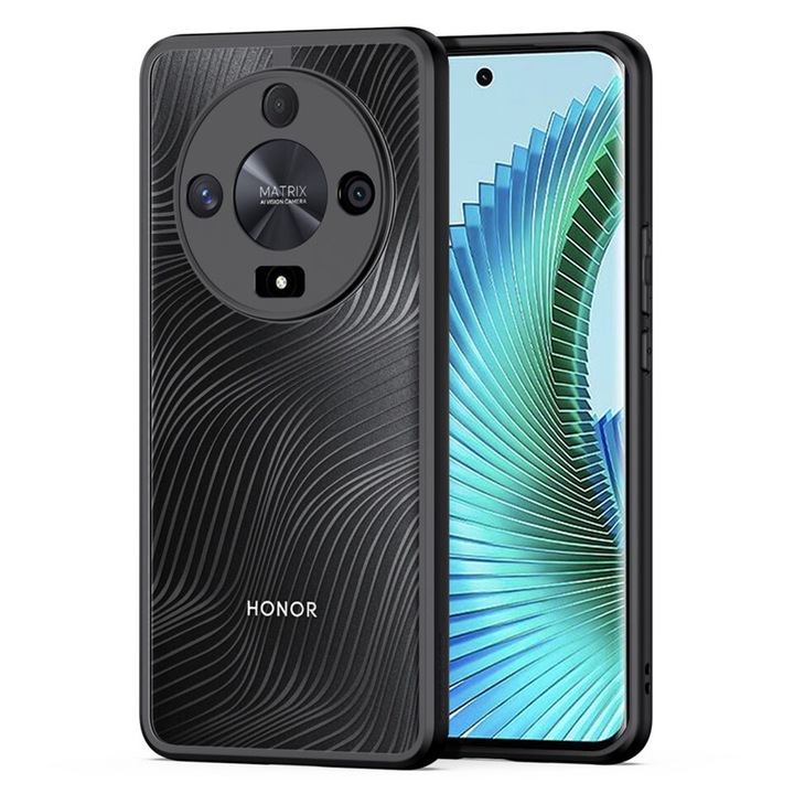 High Protection tok Honor Magic6 Lite-hez, Sol Protect, V52, hőálló műanyag, intenzív sötét