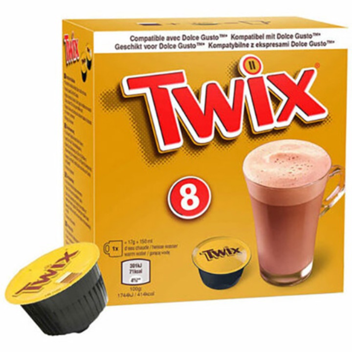 Капсули Twix съвместими с Nescafe Dolce Gusto, 8 капсули, 120 гр