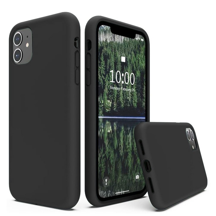 Magas védelmi tok Realme C67 4G, Sol Protect, M49, szilícium, intenzív sötétséghez