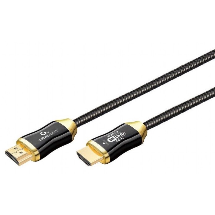 Gembird (CCBP-HDMI8K-AOC-20M) aktív optikai (AOC) HDMI 2.1 kábel, 8K @ 60 Hz, 20m, fekete