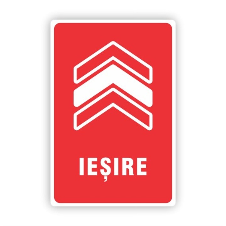 Padlómatrica, Kijárat, 20x30cm, PVC laminált matrica