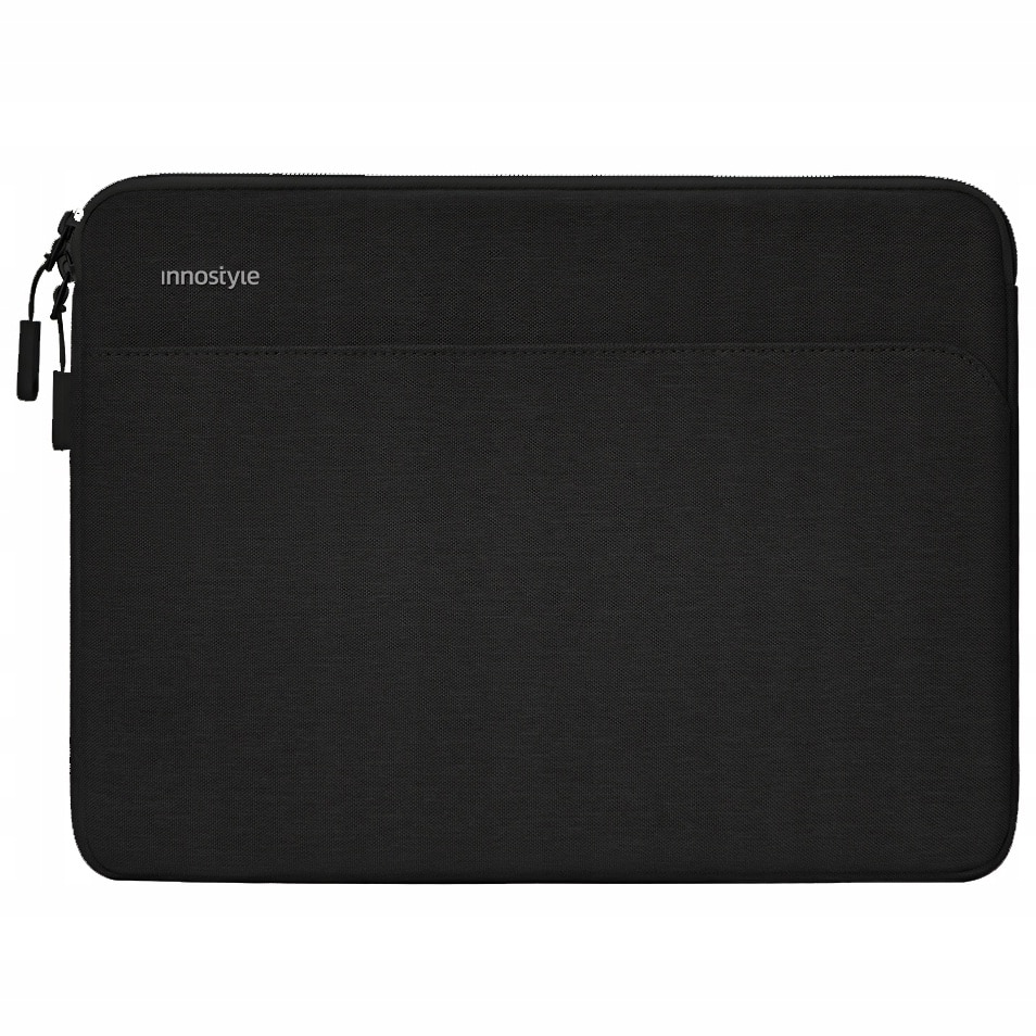 Geanta laptop Innostyle® OmniProtect Slim, pana la 16", impermeabila, ultralight (380g), colturi ranforsate ArmoredEdge, fermoare YKK, buzunar extern magnetic, design ergonomic, negru