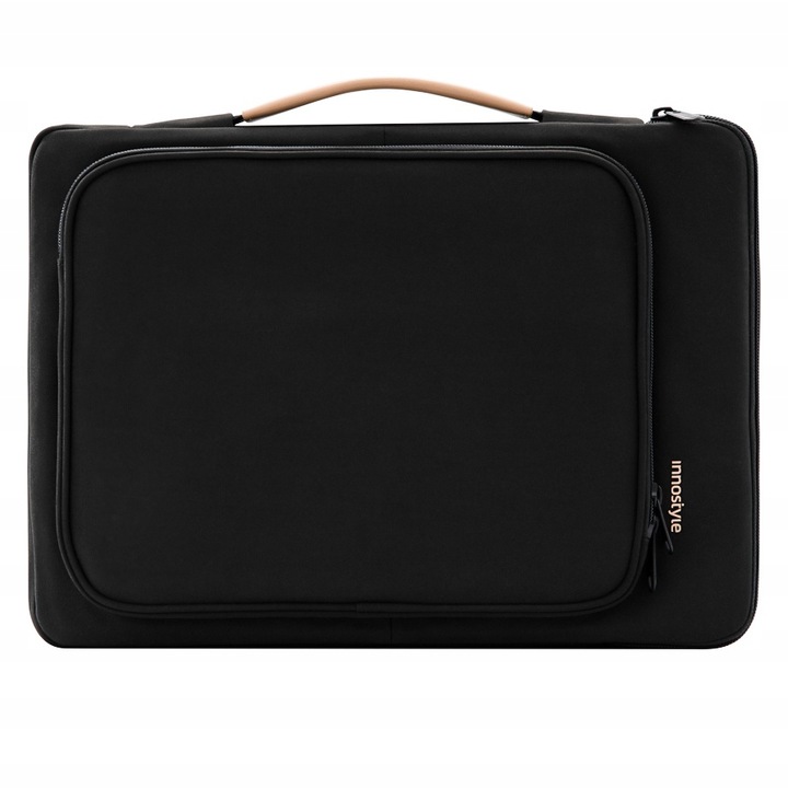 Geanta laptop Innostyle, nylon, impermeabila, negru, 35x25x5cm