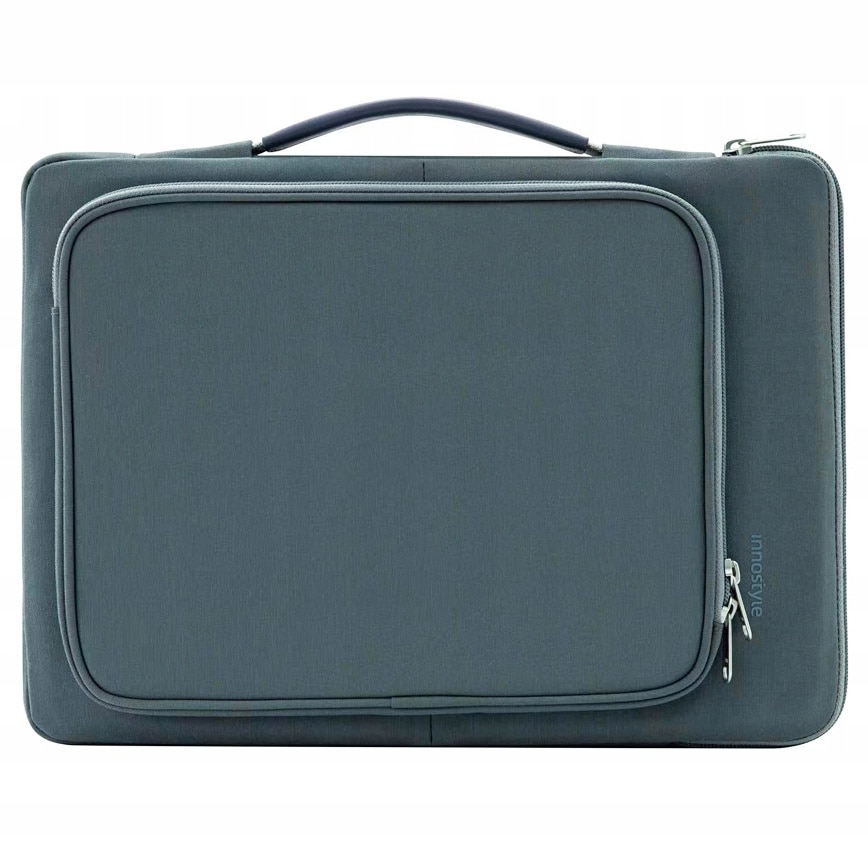 Geanta laptop Innostyle® OmniProtect, pana la 16", impermeabila, ultralight (480g), colturi ranforsate, fermoare YKK, buzunar magnetic, design ergonomic, gri