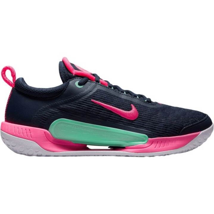 Pantofi tenis Nike Court Zoom NXT, bleumarine, roz, verde, Multicolor