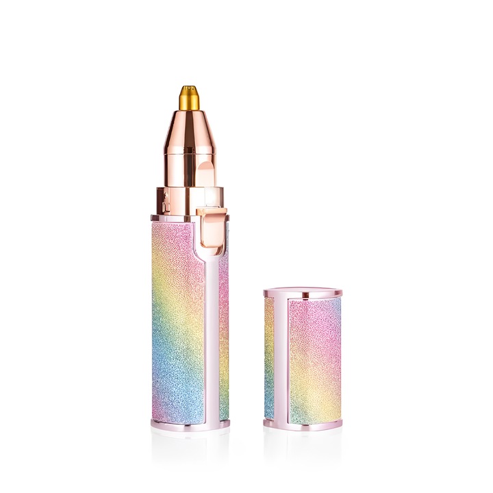 Epilator facial portabil si reincarcabil Alimar cu 2 capete