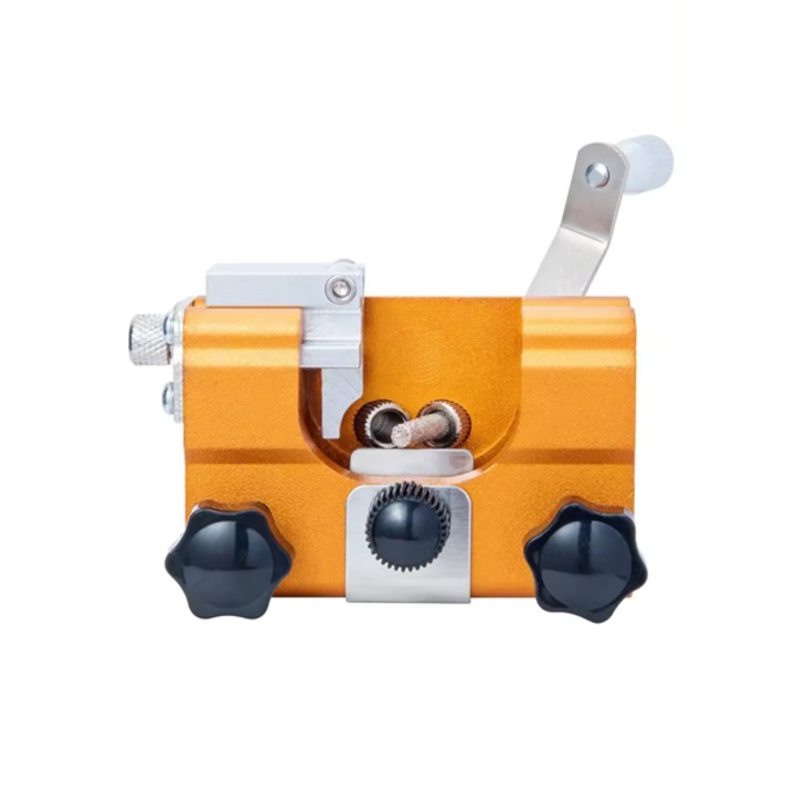 Dispozitiv pentru ascutit lant drujba (tip manivela)