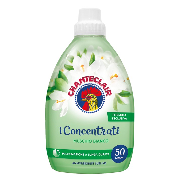 Омекотител Chanteclair, White Musk, Концентриран, 1000 мл, 50 пранета