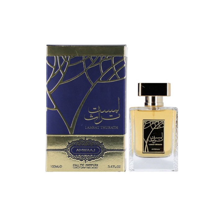 Apa de parfum Amwaaj Lamsat Thurath, barbati, 100 ml