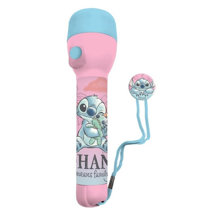 Lanterna pentru copii Stitch, 16 cm, Multicolor
