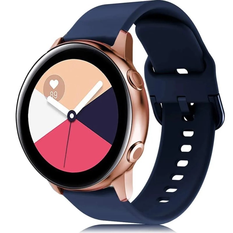 Dehnbares Nylon-Armband Für Garmin Venu 3S, Venu 2S, Vivoactive 4S - 18 Mm, Schnellverschluss