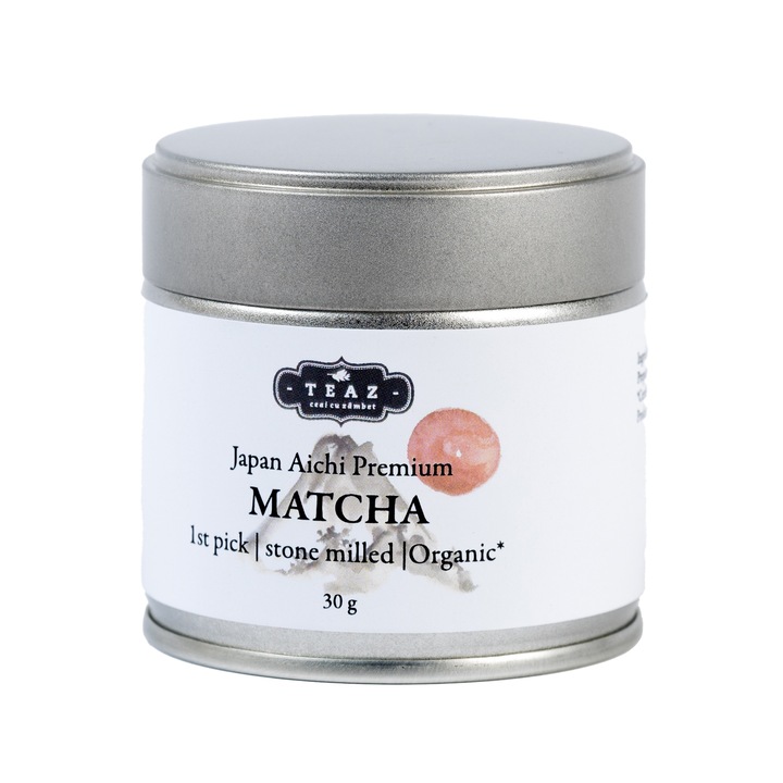 Ceai matcha premium organic, Japan Aichi Premium Matcha Organic* 30 g, Teaz