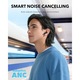 Слушалки, Anker Soundcore P40i, Безжични, Bluetooth 5.3, Адаптивно шумопотискане, IPX5, Син