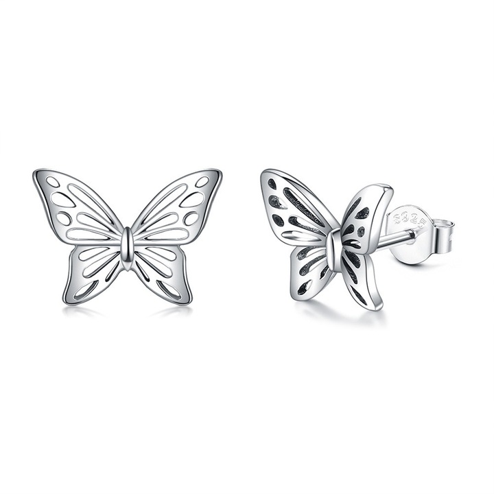 Cercei din Argint Beautiful Butterfly, SUPER TRENDS®