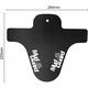Предпазители за велосипеди, Carbon Mud Guard, MTB, Enduro, 22x26.4 см, Пластмаса, Черни