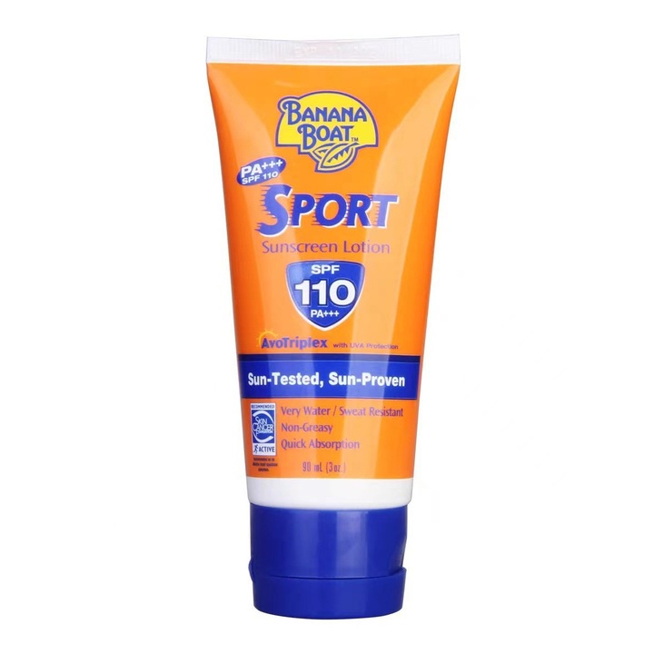 Мляко за тяло за деца със слънцезащита BANANA BOAT, SPORT Haute Protection, Spf 110, 90 ml