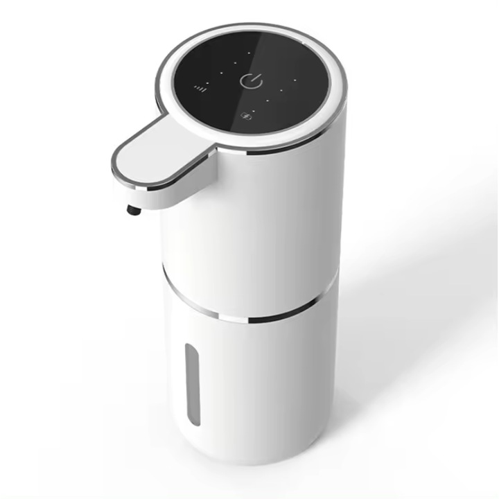 STARGRIG automatikus szappanadagoló, űrtartalom 380 ml, USB töltés, intelligens adagolás érintés nélkül 4 lépésben, fehér