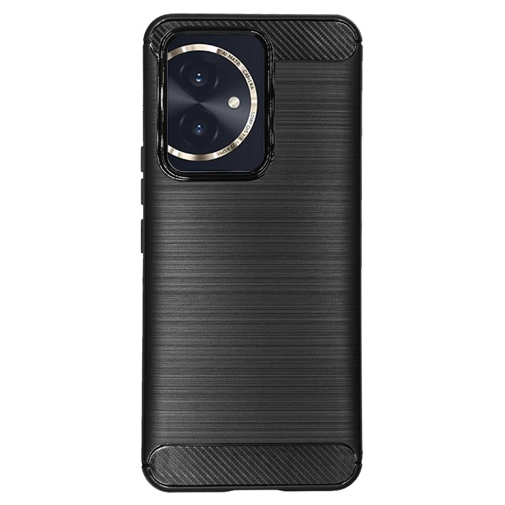 Szilikon karbon SILKASE huzat Honor 100-hoz, szilikon, fekete színű