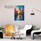Tablou Canvas: Timonieri in Venetia pe Barca, Pictura in Ulei si Culori Calde, Pastel- Arta si Desen Pictura Digitala 90x60CM