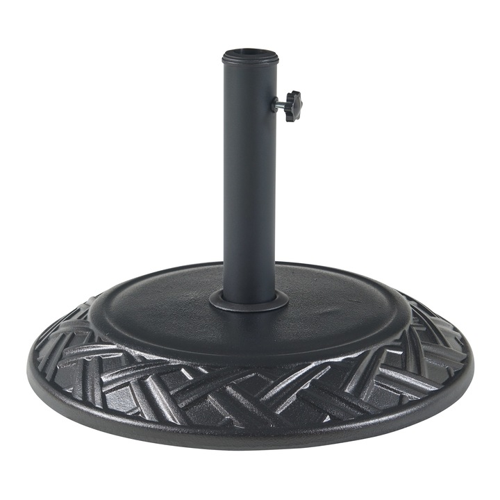 [casa.pro] Napernyőtalp PXHK-0005 Bisegna 50x7cm 25Kg 37 / 42 / 52 / 58 mm beton fekete