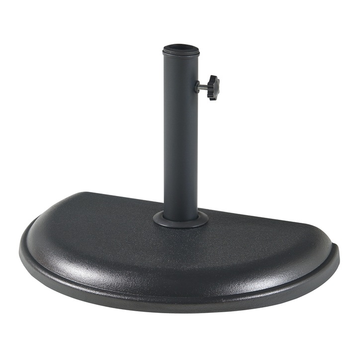 [casa.pro] PXHK-0007 Napernyőtalp Bisenti 45x29x4, 5cm 10kg 33 / 37 / 41 / 48 mm beton fekete