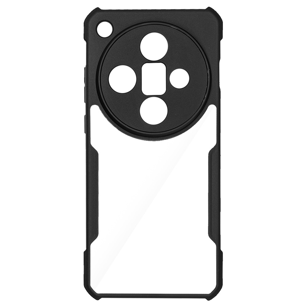 Husa Antigravity SILKASE pentru Oppo Find X7 Ultra, AntiGravity, AntiShock, negru/transparent