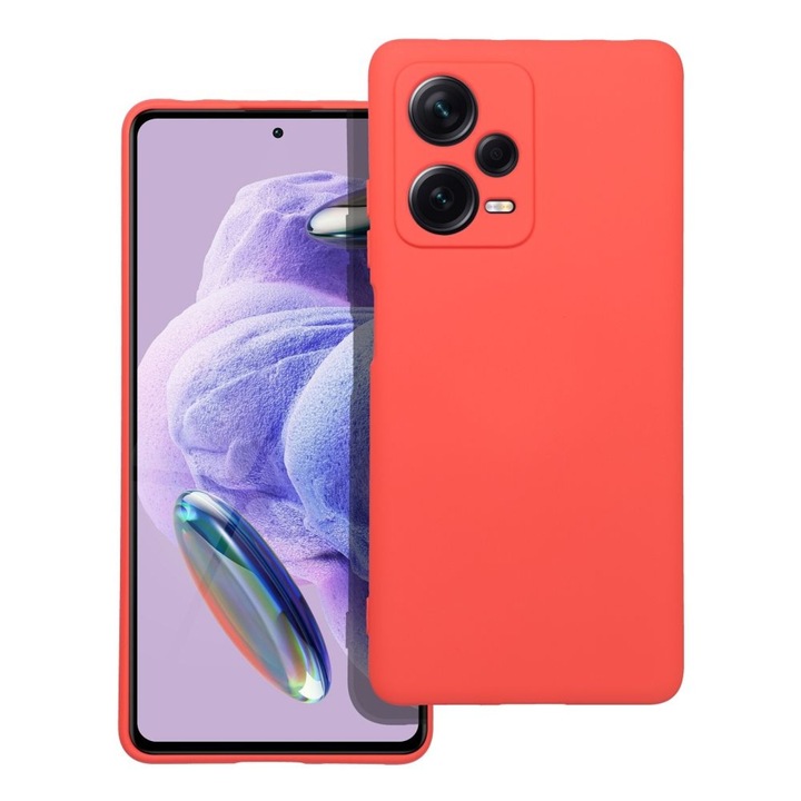 Калъф Mobile Mag, за Xiaomi Redmi Note 12 Pro 5G силиконов кейс червен