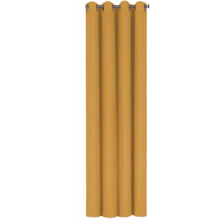 Domarex Dolce sötétítő függöny, 130x260cm, sárga