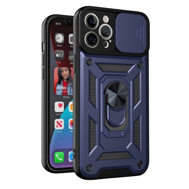 Кейс за Honor 90 Lite Techsuit CamShield Series Blue