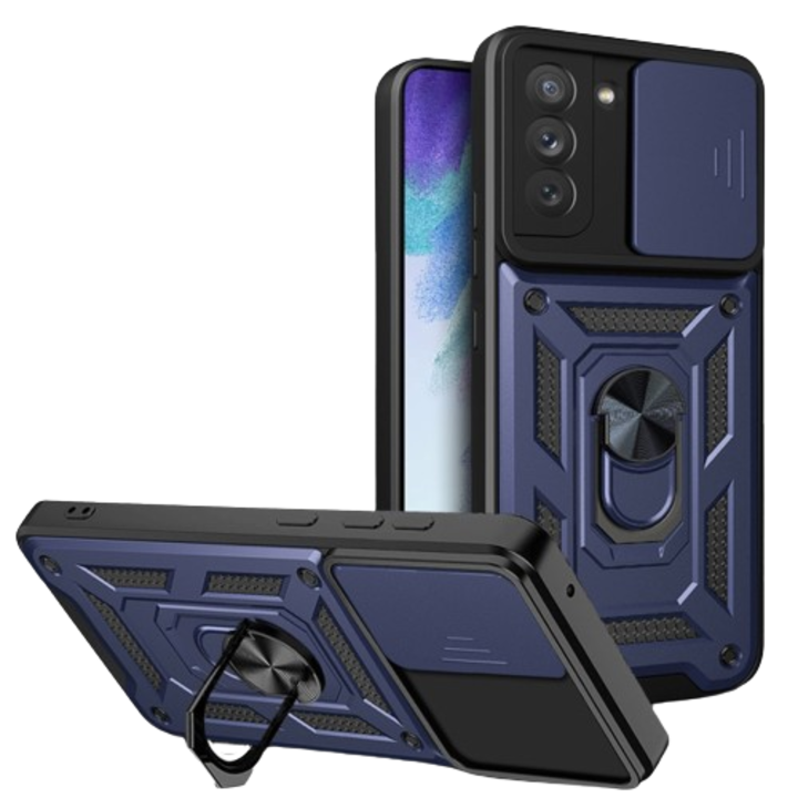 Кейс за Samsung Galaxy S23 Ultra Techsuit CamShield Series Blue