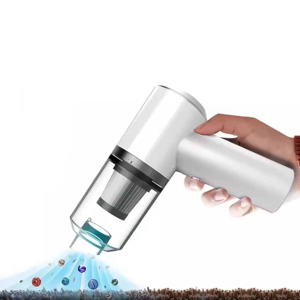 Mini aspirator QT147, pentru casa si masina, 120W, 6000Pa